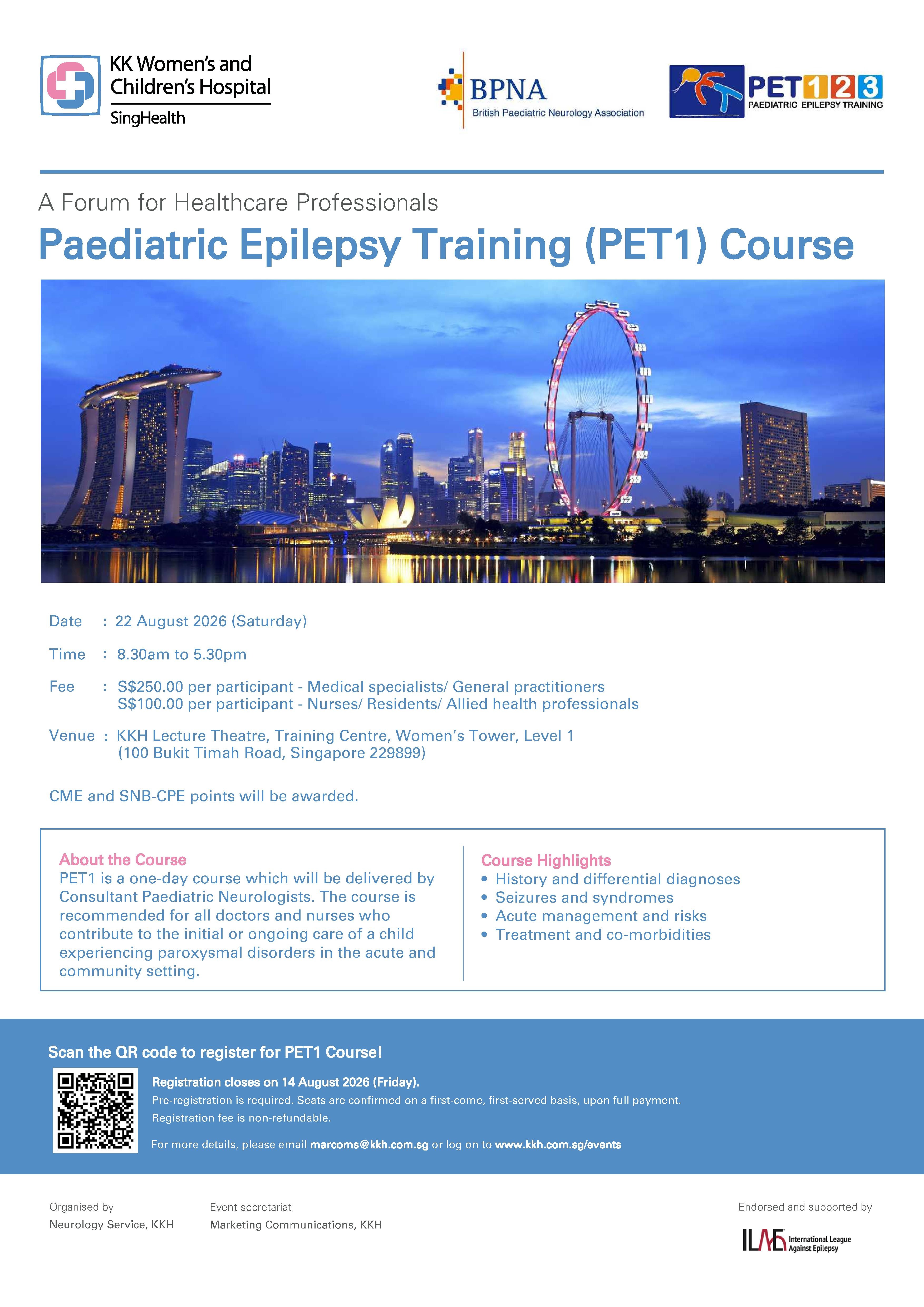 4. KKH Paediatric Epilepsy Training (PET1) Course- 22 Aug 2026.jpeg